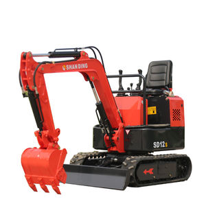 CE chứng nhận 1 tấn Mini Máy xúc của nhà máy sd12s với tùy chọn Boom Swing chức năng 2 4 chân tán koop động cơ thành phần cốt lõi - Product Image 3