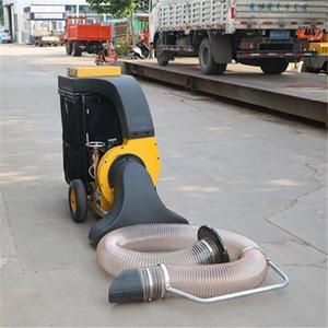 Hand Push Leaf Collector 1200mm Sweeping Width Yellow And Black Municipal Machinery Garden Farm Use - Product Image 4