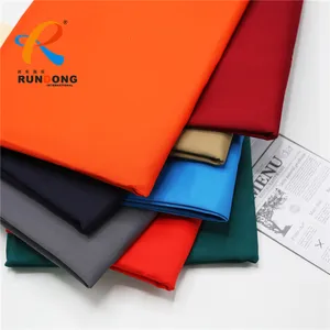 Rundong chine, nouveau tissu tc twill uni 110 gsm poly T C 60/40 Polyester vêtements de travail, tissu de forage