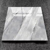 Carreaux de sol en porcelaine 60x60, 1200x1200, 600x600, gris clair veiné marbre, brillant, en grès cérame pour salon