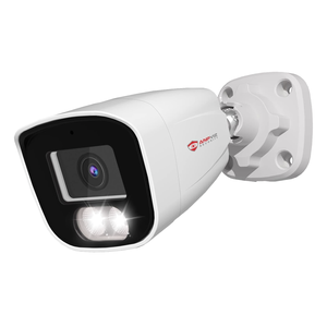 米国在庫 送料無料 4MP <span class=keywords><strong>CCTV</strong></span>カメラ ミニバレット型ネットワークカメラ 屋外対応 IP66 防水 防塵 内蔵マイク 片方向音声 WDR H.265 - Product Image 1