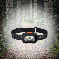 Linterna Frontal LED AAA Recargable Multifuncional, Súper Brillante, Impermeable IP54, Sensor de Movimiento COB, para Camping, Senderismo, Pesca, Correr, USB