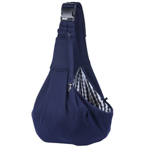 Sac de transport ergonomique pliable et léger pour animaux de compagnie avec fermeture éclair, pochette bandoulière réglable pour chats et petits chiens Active-Go - Product Image 5