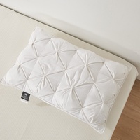 Oreillers d'hôtel de haute qualité en duvet de canard naturel, avec logo personnalisé, pour lits King et Queen