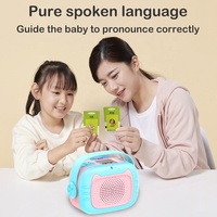Smart Portable 3 en 1 enfants apprenant karaoké carte flash machine Intelligent interagissant standard prononciation jouet éducatif