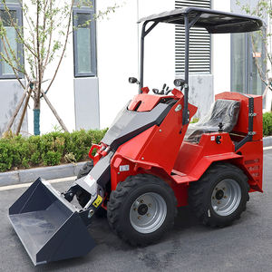 Disesuaikan teleskopik <span class=keywords><strong>Dingo</strong></span> selip Steer roda listrik Mini depan pemuat harga murah - Product Image 2