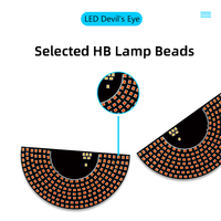Lampes LED pour voiture à succès : Yeux de démon USB sans fil