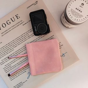 Portable Mini Storage <b>Bag</b> With Spring Closure For Cosmetics Travel <b>Sanitary</b> Napkins Lipstick Data Cables Desktop Use - Product Image 3