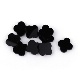 6mm 14mm cuentas <span class=keywords><strong>de</strong></span> trébol <span class=keywords><strong>de</strong></span> ónix Natural 50 unids/bolsa <span class=keywords><strong>piedra</strong></span> <span class=keywords><strong>preciosa</strong></span> <span class=keywords><strong>de</strong></span> ágata <span class=keywords><strong>negra</strong></span> para hacer joyas cuentas <span class=keywords><strong>de</strong></span> <span class=keywords><strong>piedra</strong></span> para manualidades - Product Image 1