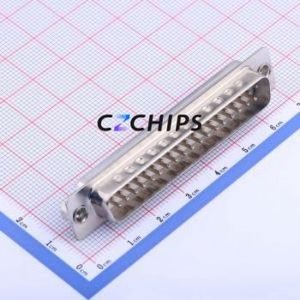 X0137WT7W3 D-Sub/VGA Connector Through hole Component (THT) Connector Standard D-Sub Male 37P Solder Wire Type - Product Image 1