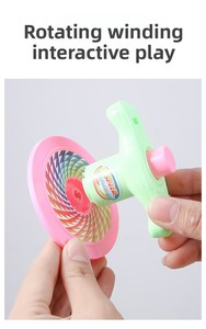 Juguetes de Disco Volador de Plástico con Lanzador, Nostalgia de la Infancia, para Niños y Adultos, Alivio del Estrés, Recompensa para Jardín de Niños, Venta al Por Mayor - Product Image 5