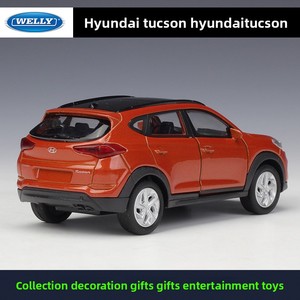 WELLY 1:36 Hyundai Tucson Modèle de voiture en alliage moulé sous pression, <span class=keywords><strong>jouet</strong></span> à rétrofriction avec pneus en caoutchouc pour enfants, cadeau, vente en gros - Product Image 4