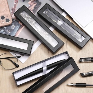 Custom Wholesale Luxury <b>Pen</b> Watch Necklace <b>Box</b> Craft Gift Packaging <b>Box</b> With Clear Window - Product Image 6