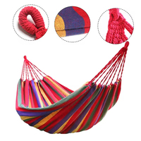 Julyfit Hamac double suspendu en coton de haute qualité Hamac de camping portable Hamac de jardin