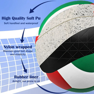 Balón de Voleibol de Playa para Adultos y Jóvenes, Tamaño 5, Microfibra PU, Logotipo Personalizado, Equipo Deportivo al por Mayor - Product Image 4
