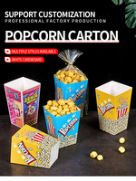 Sacs d'emballage pour snacks, emballages pour gobelets en papier, emballages pour gobelets à popcorn, boîtes à takoyaki, seaux à popcorn