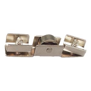 Rueda deslizante con rodamiento de rodillos en H para puerta de vidrio, herraje metálico silencioso, suave y duradero para gabinetes y ventanas - Product Image 2