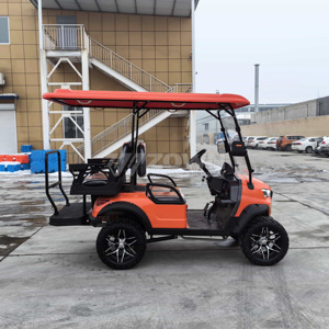Voiturette de golf électrique tout-terrain puissante 4 places, batterie lithium longue durée, faible bruit, véhicule 4 roues pour le transport en station balnéaire - Product Image 3