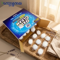 Capsules de lavage puissantes en gros, 1 compartiment, 15g, pour blanchir et éclaircir les vêtements, en poudre, en dosettes