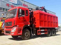 Camion grue à grappin pour ferraille d'acier 6x4 20 tonnes, idéal pour la gestion des déchets et le chargement de bois – Approvisionnement direct usine