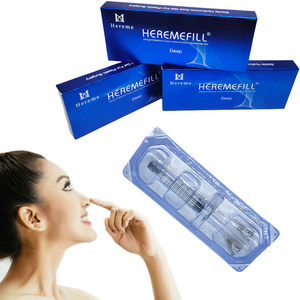 CE Hereme - Gel <span class=keywords><strong>de</strong></span> Ácido Hialurónico Reticulado BDDE Efectivo para Relleno Dérmico <span class=keywords><strong>de</strong></span> Mejillas, Mentón y Nariz - Product Image 3