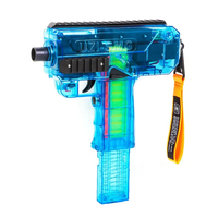 Pistola de Juguete Eléctrica de Exterior, Tipo Subfusil, con Balas Suaves de EVA, Disparo Rápido, con Dardos