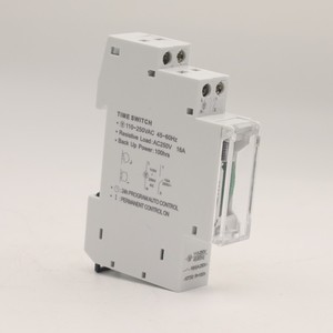 Minuteur Hexyl SUL180A 110-250VAC 16A Programmation 24H Contrôle Automatique Montage sur Rail DIN 18mm - Product Image 1