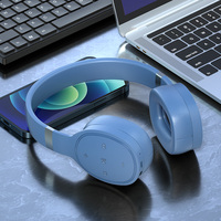 Écouteurs sans fil sportifs personnalisés supra-auriculaires, son HD, basses puissantes, micro en plastique, batterie longue durée, casque audio pour audiophiles, téléphone portable