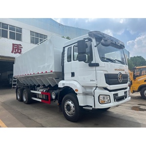 Camion de transport d'aliments en vrac Shacman 6X4 10 roues, 32m3, pour l'élevage de volailles, déchargement d'aliments en vrac - Product Image 4