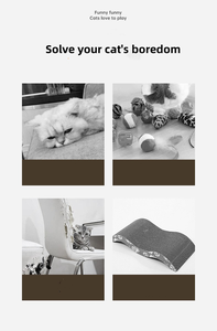 Hình chữ L mèo gãi Hội Đồng Quản trị, sóng giấy Claw Mat & bảo vệ đồ nội thất - Product Image 6