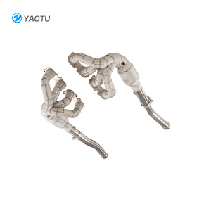 Colector de Escape de Acero Inoxidable YT para Mercedes Benz SLS63 6.2 con Catalizador y Aislamiento Térmico, Piezas de Auto de Alto Rendimiento - Product Image 1