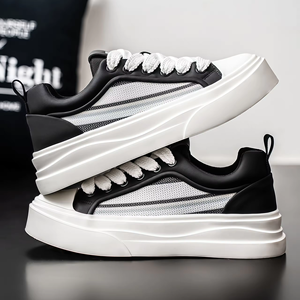 Nouvelles baskets respirantes en maille 2026 – Chaussures de sport décontractées et stylées pour jeunes – Chaussures de marche robustes et tendance pour hommes - Product Image 3