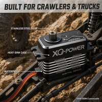Servomoteur Robot XQ-POWER XQ-S8045D 45KG Haute Vitesse Sans Noyau Numérique 8.4V HV Étanche CNC Métal OEM Vente en Gros Voiture RC