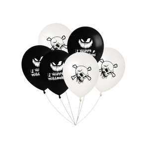 12inch Black and White Latex Halloween Printed <b>Balloon</b> Happy Halloween Party <b>Decoration</b> <b>Balloon</b> - Product Image 4