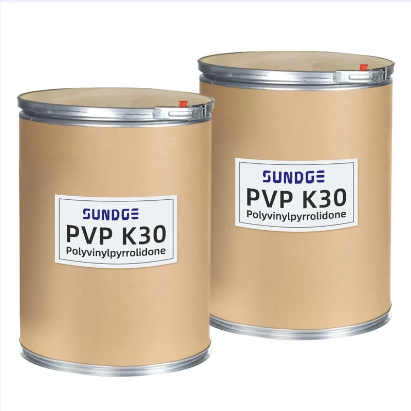 SUNDGE yüksek saflıkta 99% toplu PVP kk90 CAS 9003-39-8 Polyvinylpyrrolidone PVP K30