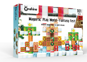 Brique magnétique de 101 pièces, jouet éducatif de dessin animé 3D, blocs de construction magnétiques - Product Image 6