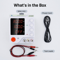 Alimentation CC variable MYAMi MY-K3005F à affichage 4 chiffres, 0~30V/5A 150W, sortie unique, tension et courant réglables et stabilisés