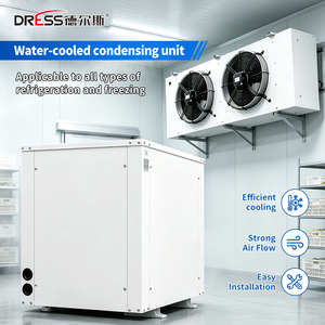 Unidad Condensadora Vertical <span class=keywords><strong>de</strong></span> 5HP con Enfriamiento por Agua <span class=keywords><strong>de</strong></span> Tipo Tubo y Carcasa para Cámaras Frigoríficas - Product Image 1