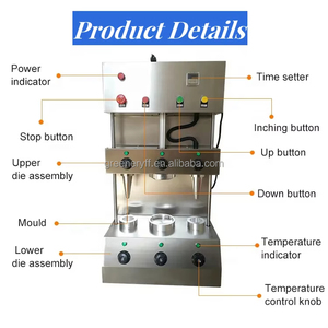 Máquina eléctrica automática para hacer conos de helado de <span class=keywords><strong>Pizza</strong></span>/línea de producción de conos de <span class=keywords><strong>Pizza</strong></span>, oblea de azúcar crujiente Kono - Product Image 3