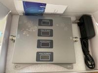 Amplificateur de signal mobile GSM 800 900 1800 2100 MHz 2G 3G 4G LTE Quadribande Kit Complet Répéteurs de signal réseau téléphonique
