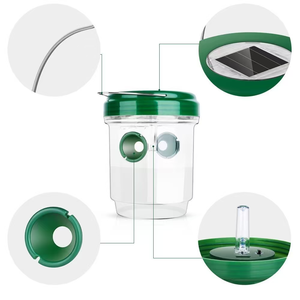 Trampa para Atrapar Avispas y Abejas con Energía Solar, Reutilizable, para Atrapar Avispones, Moscas de la Fruta e Insectos Voladores, para Uso en Exteriores, Jardines, Granjas y Huertos - Product Image 2