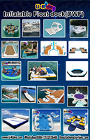 Vente en gros de bateau banane gonflable en PVC pour 5 personnes, ponton flottant pour jeux de sports nautiques, équipement de jeu