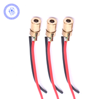 Mini Copper Head 650nm 5mW 3v Red Dot 6mm Laser Diode Module
