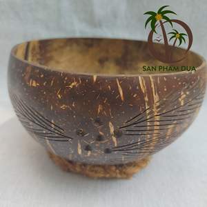 Bols en coquille de noix de coco écologiques faits à la main Design personnalisable Prix de vente-pour Ramen Cutley ACAIA - Product Image 6