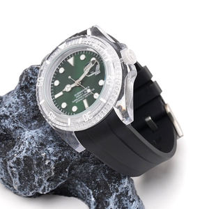 Correa de Reloj de Caucho FKM OEM de 20 mm con Extremos Curvos para Relojes Rolex Daytona, Water Ghost, GMT y <span class=keywords><strong>Submariner</strong></span> - Product Image 5