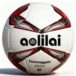 Balones de Fútbol de PU con Estampado Cosido a Máquina Personalizados Más Vendidos en 2025 - Balones de Fútbol de Goma de Tamaño 5 Baratos al por Mayor para Partidos/Entrenamientos Oficiales <span class=keywords><strong>10k</strong></span>+ - Product Image 2