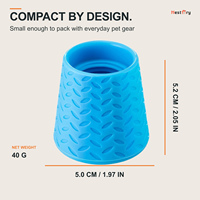 Accessoires pour animaux de compagnie en gros : Douche extérieure en silicone pour chiens et chats, tête de douche créative à fixer sur bouteille, compatible avec la plupart des bouteilles d'eau en plastique