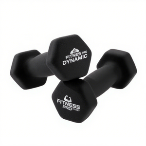 1kg ブラックピンク 六角形 鉄製ウェイト ダンベル 家庭用ヨガ ジムトレーニング用（軽微な欠陥あり） - Product Image 3