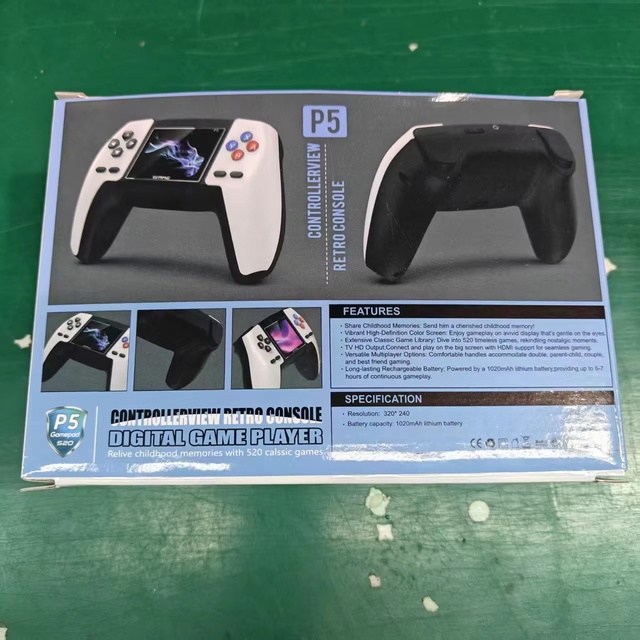 New Portable Retro Mini Game Console P5 with 3-Inch Screen 500 Games in 1 Game Controller P5