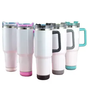 40oz stainless steel custom travel coffee mug Smart Wireless Sublimation Blanks Music Speaker Tumbler With bluetooth